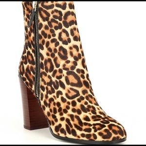 Katherine Kelly Calf Hair Leopard Booties